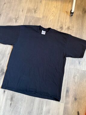 Unbranded Men's Black Crewneck Short Sleeve Tee